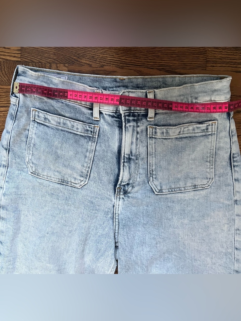 GAP Acid Wash High Rise Stride Ankle Jeans - Picture 8 of 9